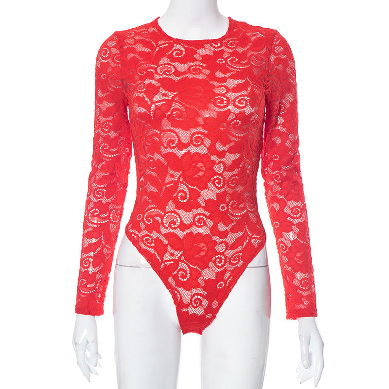 Fire Hot Lace Jumpsuit
