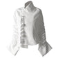 Women's Asymmetrical Pleated Shirt