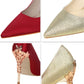 Satin High Heels