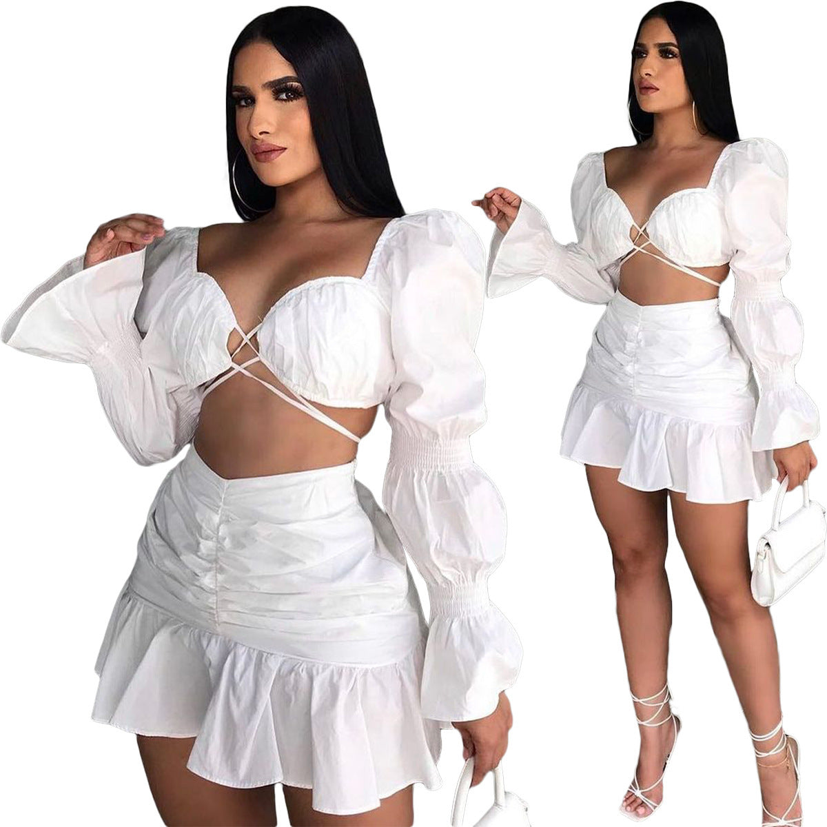 Women's Lantern Sleeve Dress