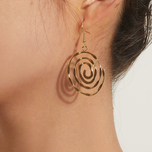 Circular Vortex Earrings