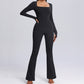 Yoga Fitness Flared Bodysuit