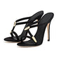 Satin Snake Stilettos