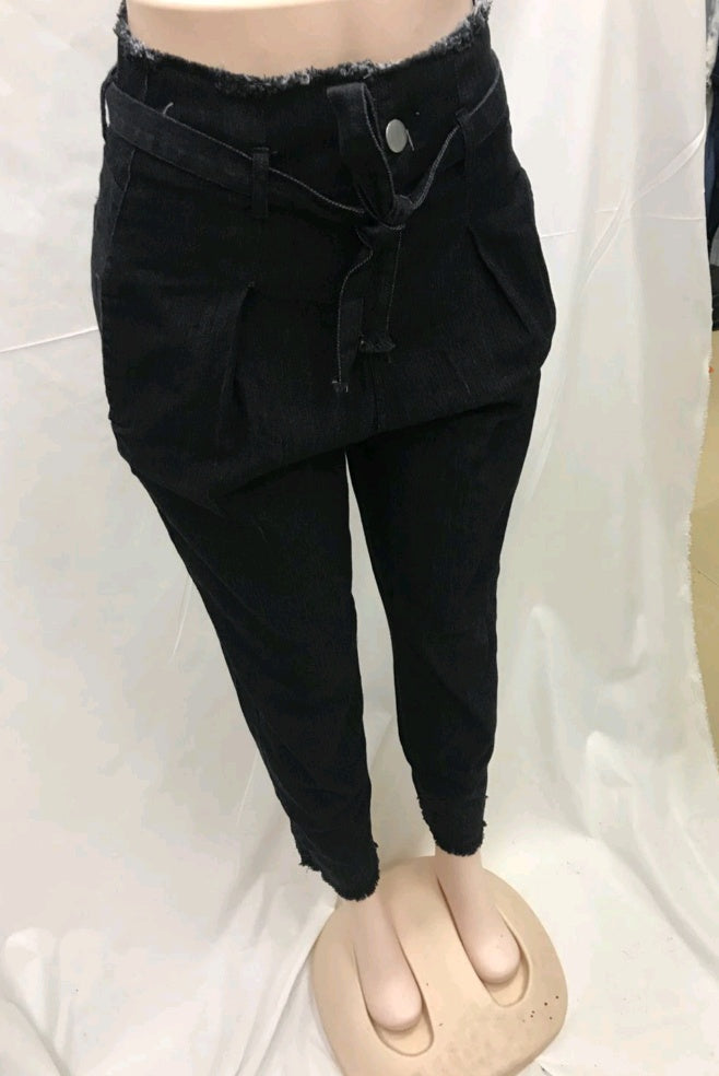 Women's  High Waist / Belted Jeans