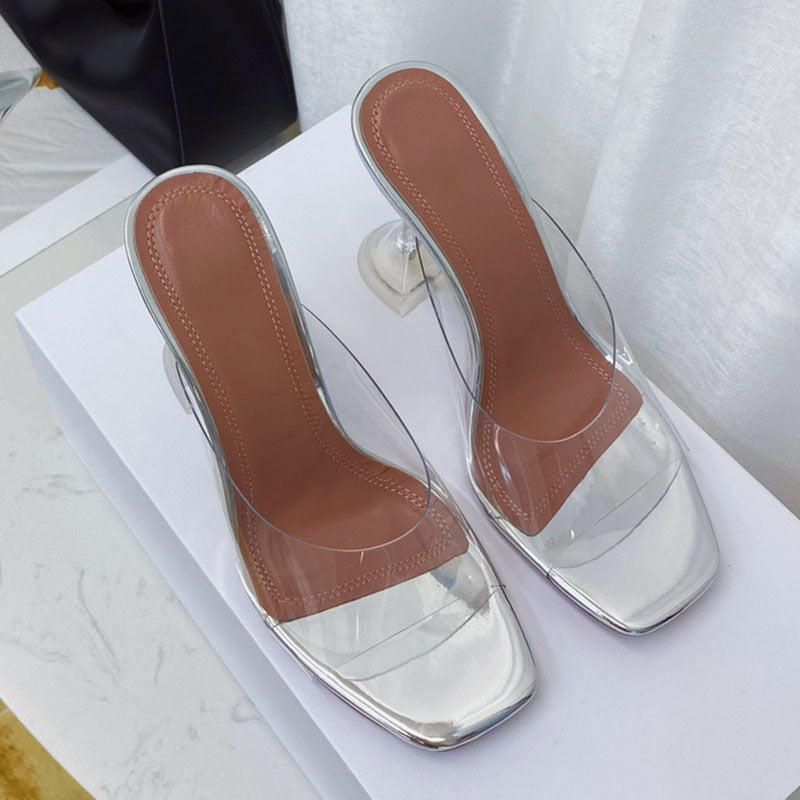 Stiletto See Through Sandals