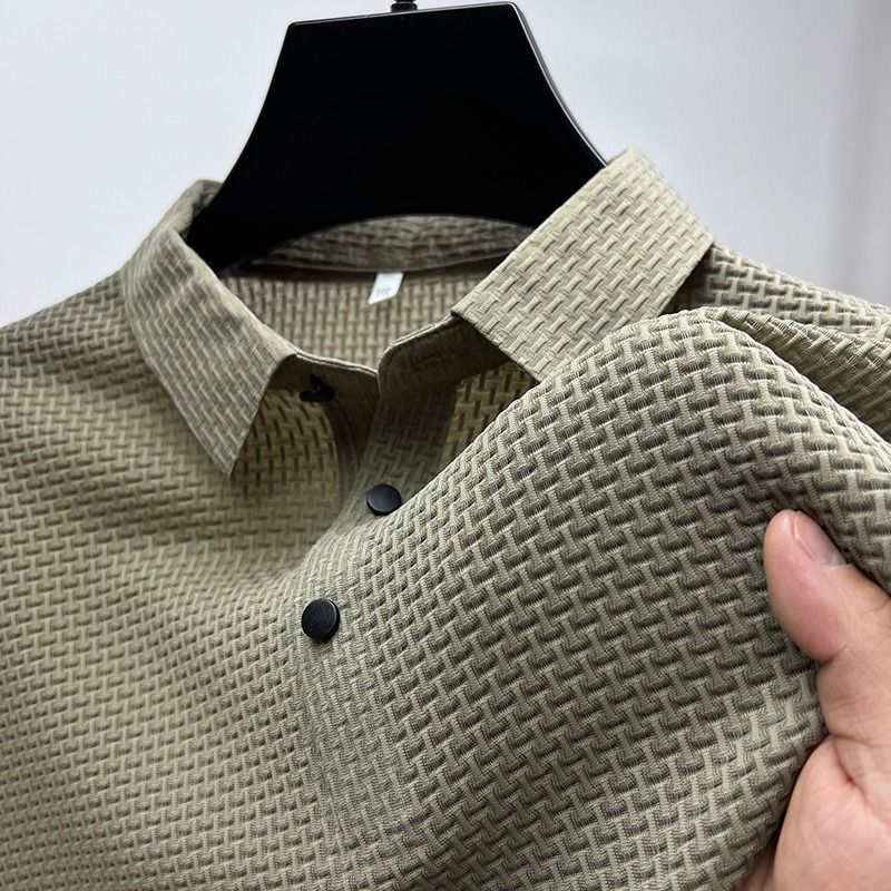 Mesh Ice Silk Shirt | Ajanka Inc.