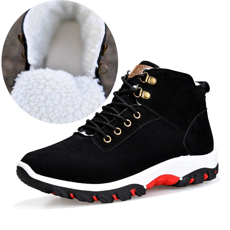 Men's Cotton Suede Winter Boots
