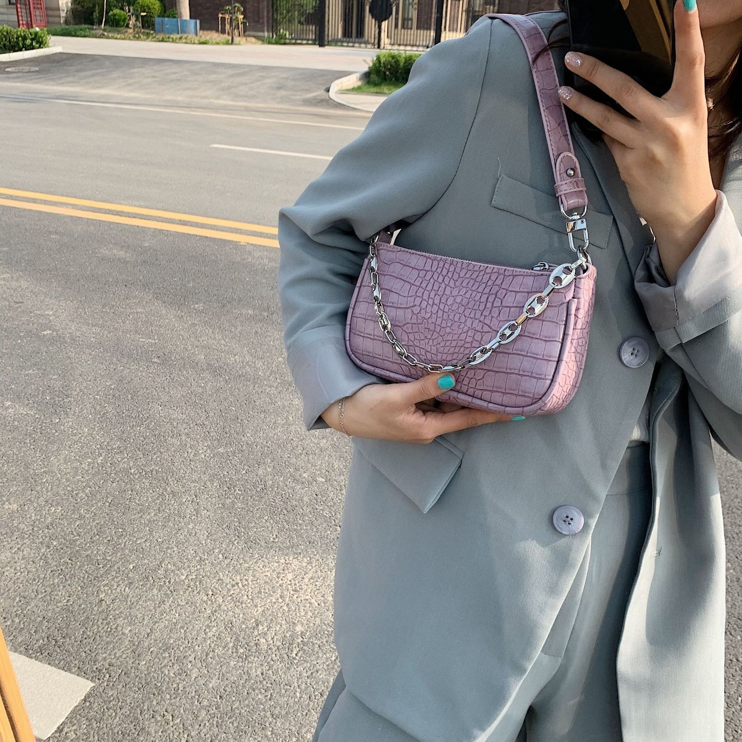 Chain Underarm Bag