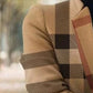 Printed Stand Collar Woolen Coat