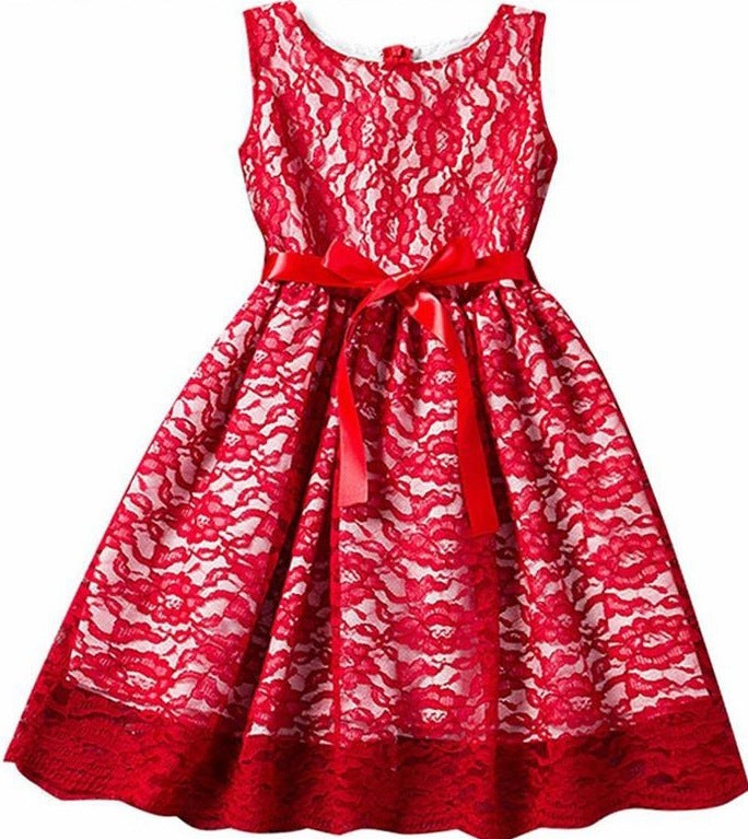 Girl's Princess Lace Dress