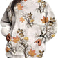 Camouflage Maple Leaf Print Sports Hoodie For Women