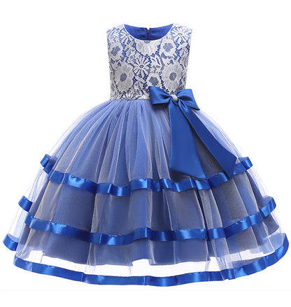 Toddler's Big Bow Princess Dress