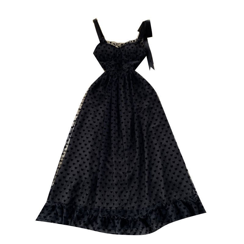 Bubble Mid-length Suspender Dress