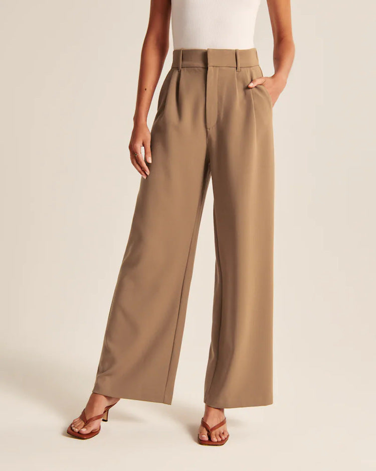 Women's High Waisted Trousers