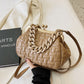 Small Designer Puffed Messenger Bag