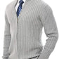 Formal Collar Knitted Sweater Cardigan For Men