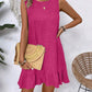 Summer Ruffle Dress Fashion Loose Sleeveless Straight Beach Dresses For Women