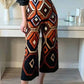 Geometric Wide Legs Pants