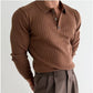 Men's Slim Fitted Ribbed Shirt