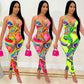 Women's Fashion Cross Lace-up Jumpsuit