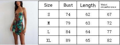 Suspender Printed Split Lace-up