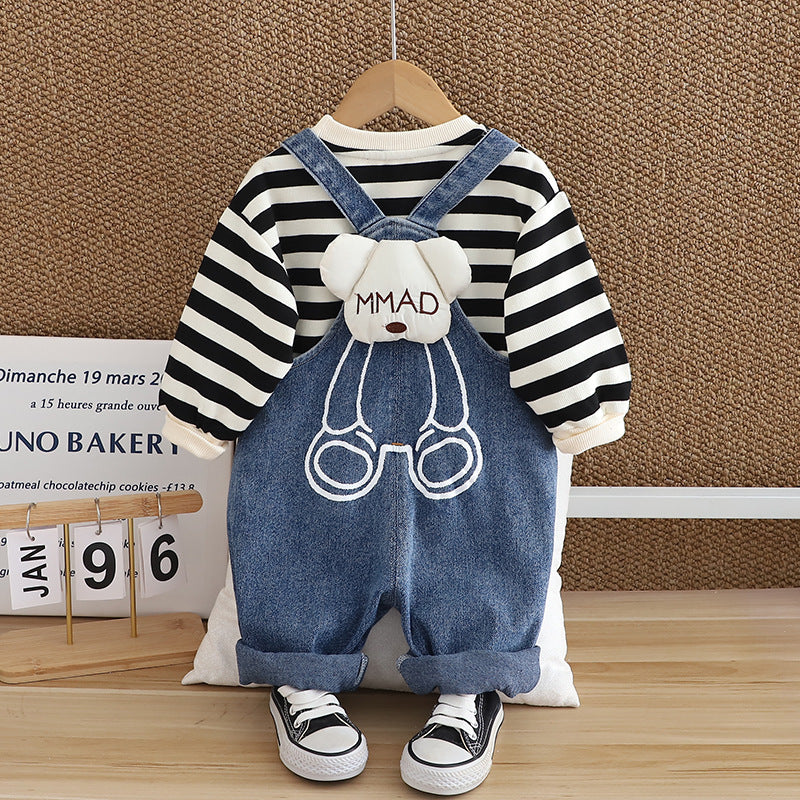 Children's Fashionable Overalls