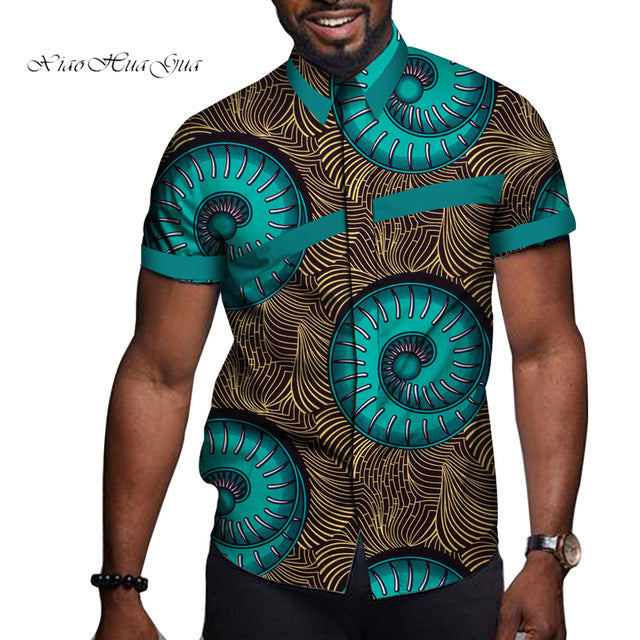 Men's African Print Sports Shirt