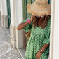 Women's Vintage Printed Bohemian Dress