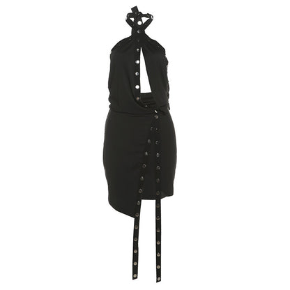 Hot Girl Halter Dress