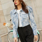 Denim Lace Jacket