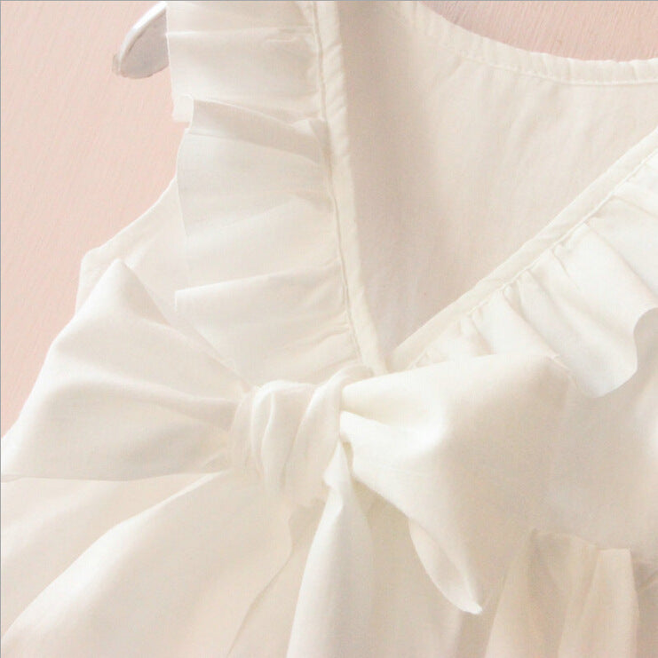 Girls bow-back dress