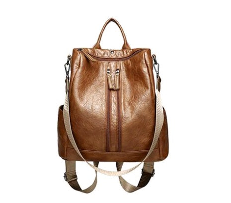 Leather Travel Backpack