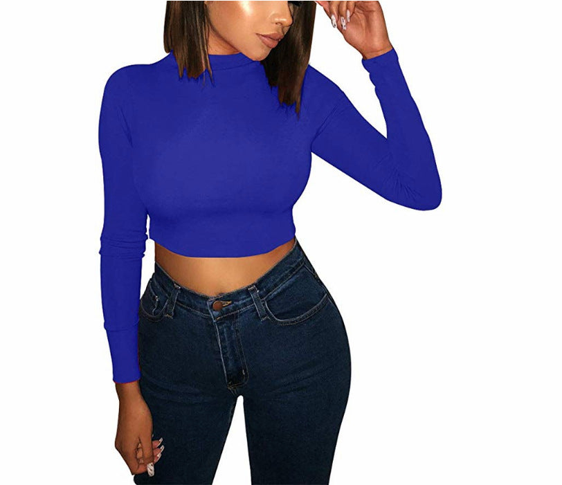Long Sleeved Cropped T-shirt