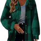 Women's Button Plush Coat