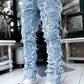 Men's Stacked fitted Jeans