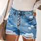 Full Spray Denim Shorts