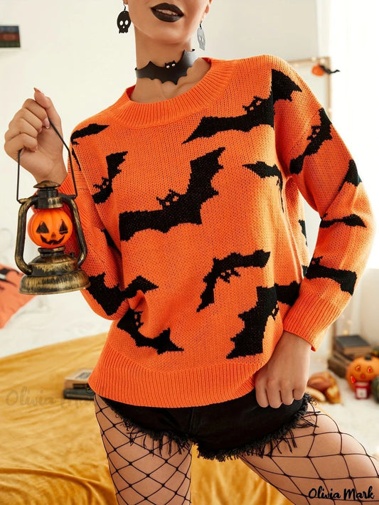 Women's Halloween Jacquard Sweater