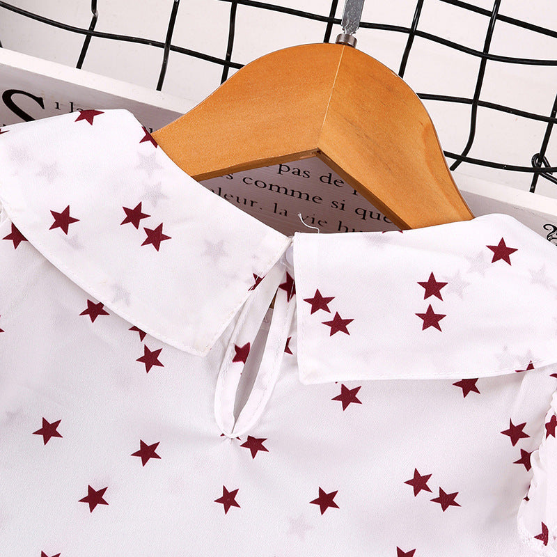 Girl's 2 Pcs Culotte Set
