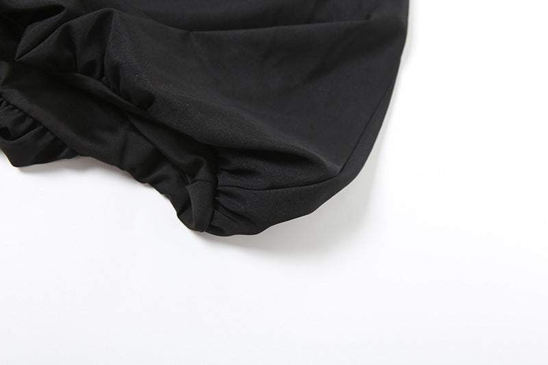 Bandeau Lantern Tulle Dress