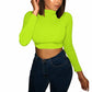 Long Sleeved Cropped T-shirt