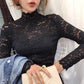 High Collar Lace Top