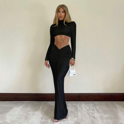 Long-sleeved Haram Turtleneck Suit