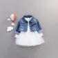 Baby Girl's Denim 2 Pc