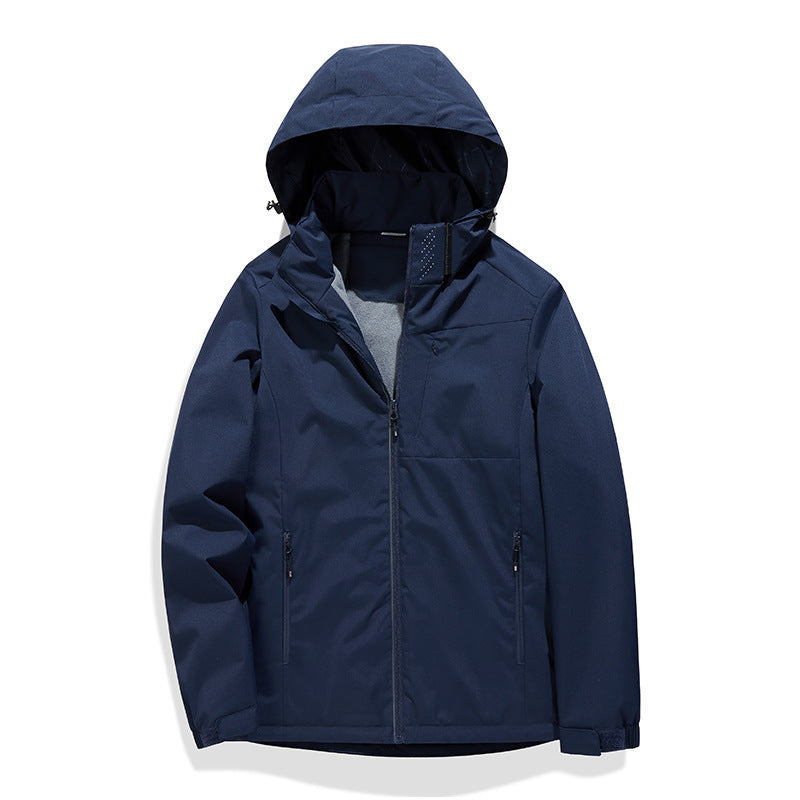 Single Layer Fleece-lined Shell Jacket