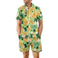 Men's 2Pcs Printed Beach Suit