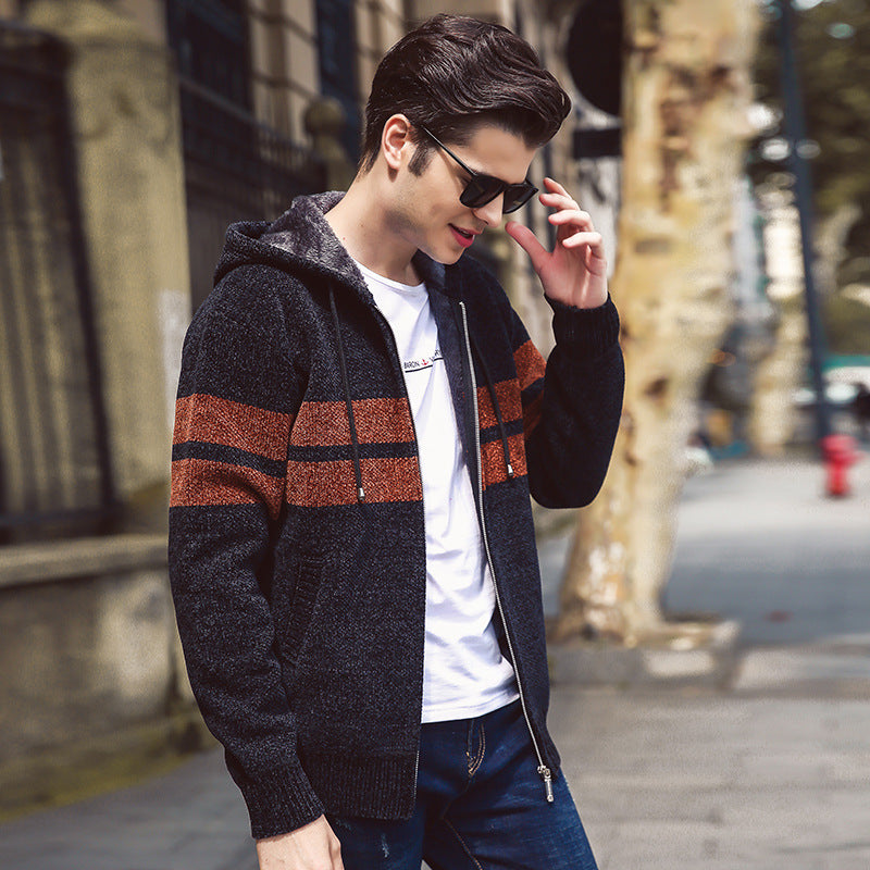 Men's Hooded Cardigan