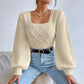 Women's Square Collared Sweater