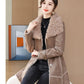 Mid-length Velvet Coat