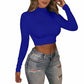 Long Sleeved Cropped T-shirt