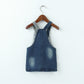 Girl's Denim 2 Pcs Set